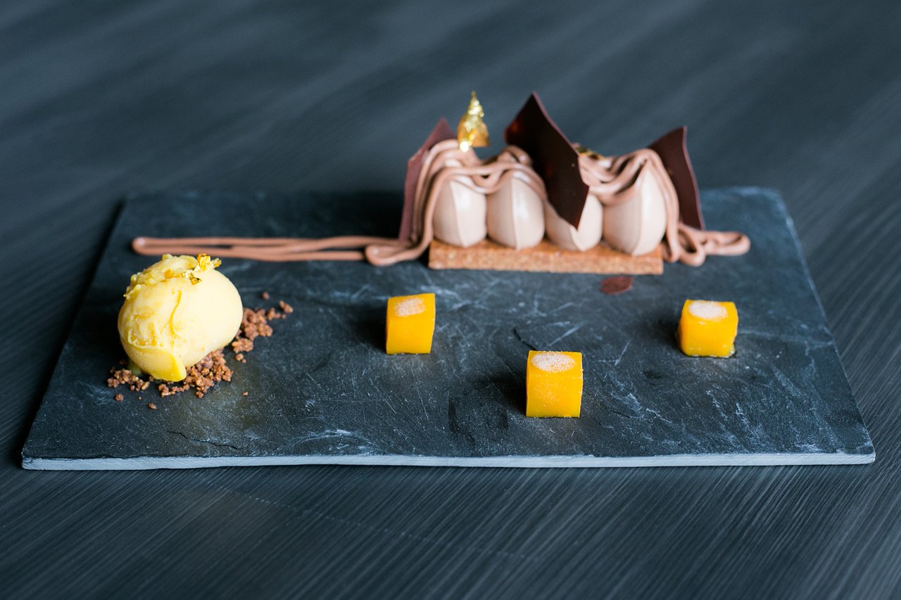 namelaka dessert by chef giannis kaldanis